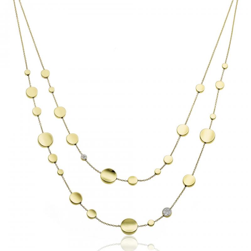 Armillas Glow double chain necklace