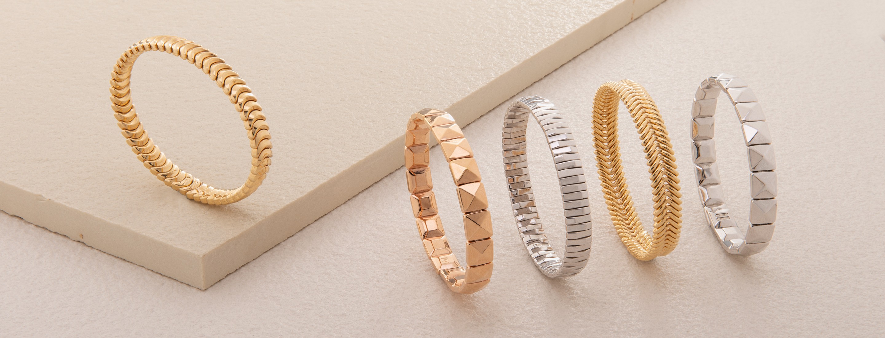Gold bracelets, bangles and design gold cuffs | CHIMENTO | Italian Fine Jewelry