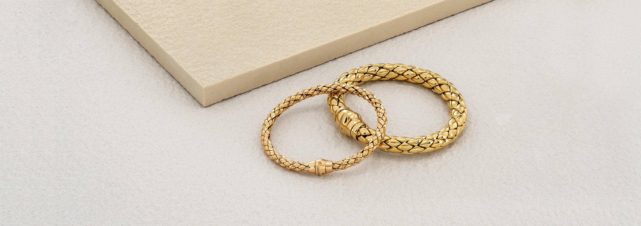 Flexible gold bracelets | STRETCH Classic | CHIMENTO