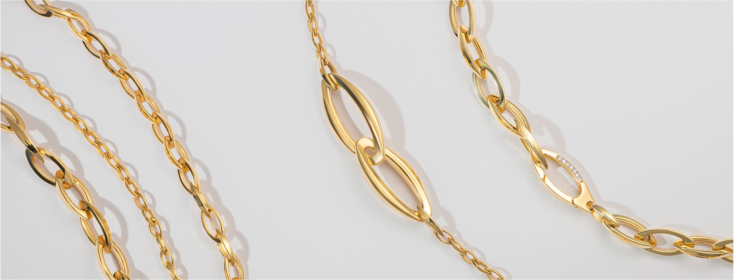 Charming chain jewelry with diamonds | LINK Sensi | CHIMENTO